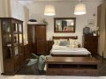 klasyczne kolonialne meble z akacji indyjskiej; łóżko drewniane 160x200; meble z akacji indyjskiej