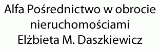 REAL Nieruchomości - Alfa Pośrednictwo w obrocie nieruchomościami Elżbieta M. Daszkiewicz