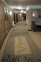 Wykładzina dywanowa w korytarzu Hotelu Mistral Sport z specjalnie nadrukowanym wzorem
