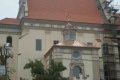 wyremontowana fasada koścoła farnego w Kazimierzu Dolnym