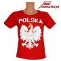 Koszulka Polska Orzeł. WERTUS Pamiątki z Polski.